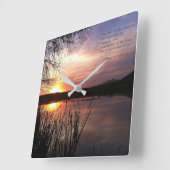 Het begin van wijsheid.... vierkante klok (Hoek)