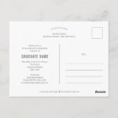 Het beginbewerkbare Afstuderen Briefkaart (Achterkant)