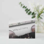 het beginnen van URL Briefkaart (Staand voorkant)