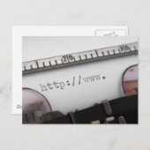 het beginnen van URL Briefkaart (Voorkant / Achterkant)