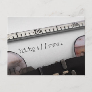 het beginnen van URL Briefkaart