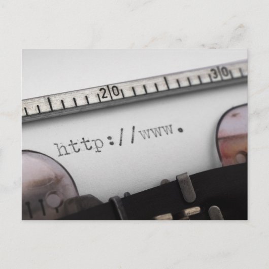 het beginnen van URL Briefkaart (Voorkant)