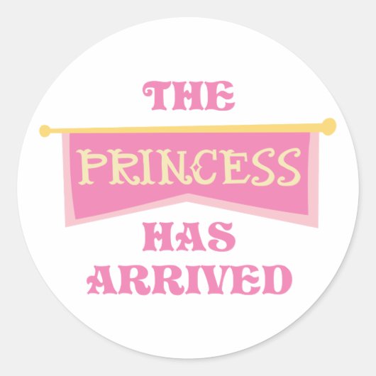 HET BEGINSEL IS GEWEEST RONDE STICKER (Voorkant)