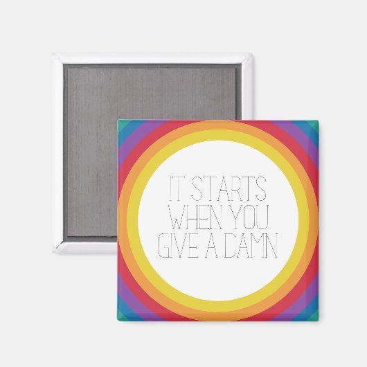 Het begint als... Magneet (Voorkant / Achterkant)