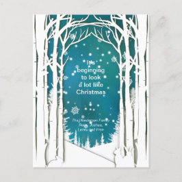 Het begint een beetje te lijken op Kerstmis Feestdagenkaart