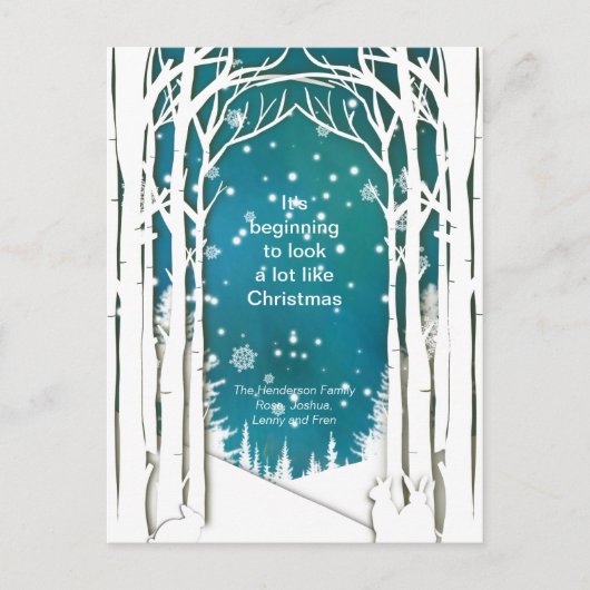 Het begint een beetje te lijken op Kerstmis Feestdagenkaart (Voorkant)