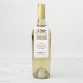 Het begint een beetje te lijken op Kerstmis. Flessenhanger (Op fles)