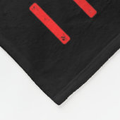 Het begint een hoop te lijken alsof ik je zo verte fleece deken (Hoek)