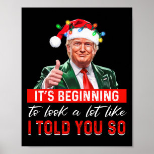 Het begint een hoop te lijken alsof ik je zo verte poster