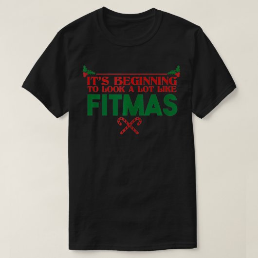 Het begint een hoop te lijken op Fitmas Funny Xma T-shirt (Design voorkant)