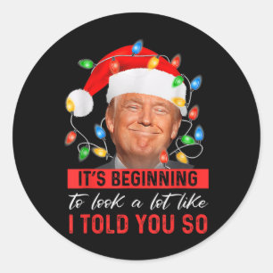 Het begint een hoop te lijken zoals ik je zo verte ronde sticker