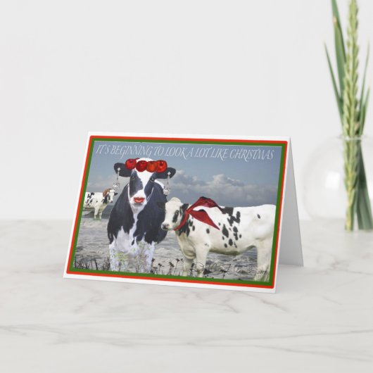 Het begint een partij zoals Kerstmis te kijken Feestdagen Kaart (Voorkant)