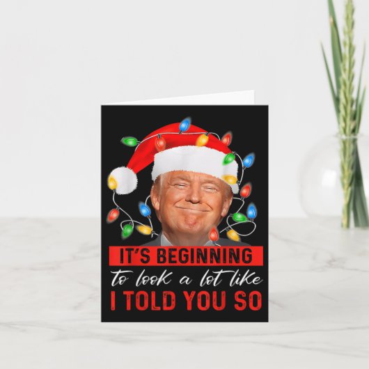 Het begint er echt op te lijken als grappige Trump Kaart (Voorkant)