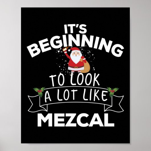 Het begint er echt op te lijken als Mezcal Grappig Poster (Voorkant)
