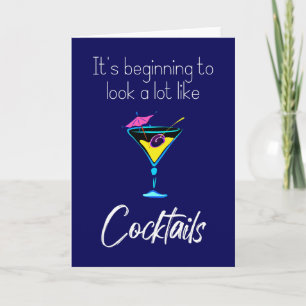 Het begint er echt uit te zien als Cocktails Blauw Kaart