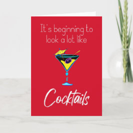 Het begint erg op cocktails te lijken kaart