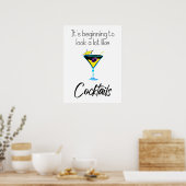Het begint erg op cocktails te lijken poster (Keuken)