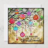 Het begint eruit te zien als Kerstmis Spreuk Feestdagenkaart (Voorkant)