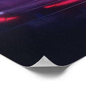 Het begint met een droom, Supercar Hustle Motivati Poster (Hoek)