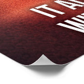 Het begint met een droom, Supercar Hustle Motivati Poster (Hoek)