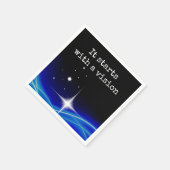 Het begint met een visie servet (Hoek)