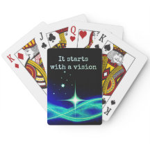 Het begint met een visuele speelkaart