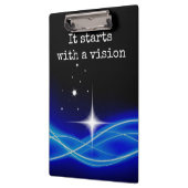 Het begint met een zichtklembord klembord (Links)