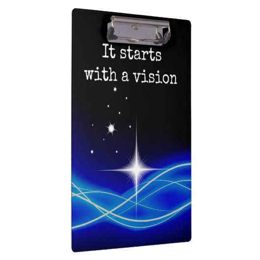 Het begint met een zichtklembord klembord (Rechts)