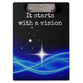 Het begint met een zichtklembord klembord (Voorkant)