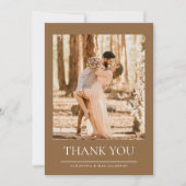 Het begint met Foto Wedding Dankuwel Bedankkaart (Voorkant)