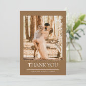 Het begint met Foto Wedding Dankuwel Bedankkaart (Staand voorkant)