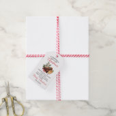 Het begint naar Kerstpotpourri te ruiken Cadeaulabel (Met Touw)