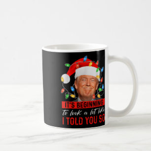 Het begint te lijken op een grappige Trump Xmas Koffiemok