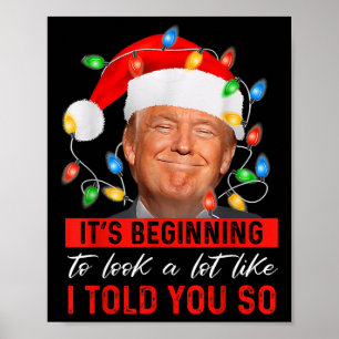 Het begint te lijken op een grappige Trump Xmas Poster