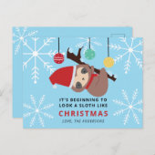 Het begint te lijken op een Sleuf als een kerstkaa Briefkaart (Voorkant / Achterkant)