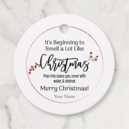 Het begint te ruiken als kerstmis Labels