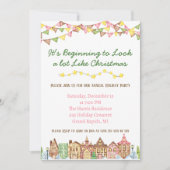 Het begint veel op een kerstfeestje te lijken kaart (Voorkant)