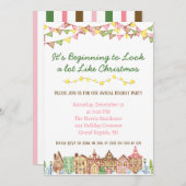 Het begint veel op een kerstfeestje te lijken kaart (Voorkant / Achterkant)