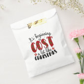 Het begint veel te kosten als Kerstmis Bedankzakje (Gezegeld)