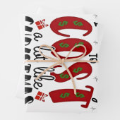 Het begint veel te kosten als Kerstmis Inpakpapier Vel (In situ)