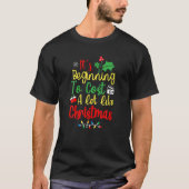 Het begint veel te kosten, zoals kersttefje. t-shirt (Voorkant)