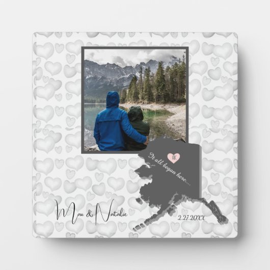 Het begon allemaal hier Alaska, foto's aanpassen Fotoplaat (Voorkant)