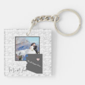 Het begon allemaal hier, Arizona, Foto Heart Sleutelhanger (Achterkant)