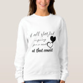 Het begon allemaal te ruziën voor een zetel trui (Voorkant)