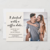 Het begon met de aankondiging van de Foto van het  (Voorkant)