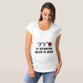 Het begon met een kus kraambed in shirt (Voorkant volledig)