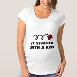 Het begon met een kus kraambed in shirt