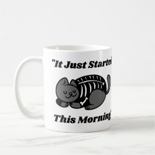 Het Begon Pas Vanmorgen Grappige Diergeneeskunde H Koffiemok