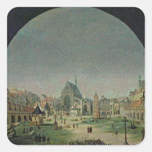 Het begraafplaats van de Innocenten Vierkante Sticker (Voorkant)