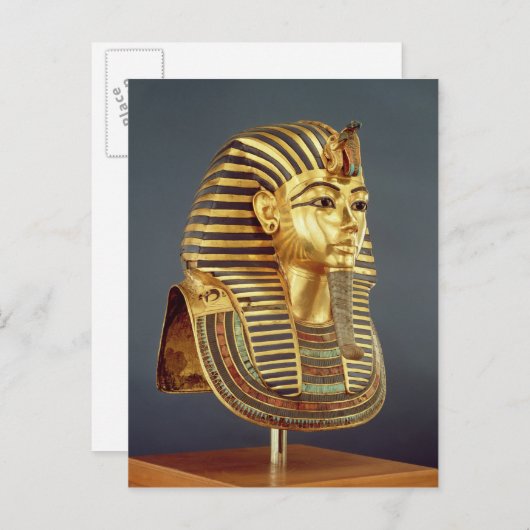 Het begrafenismasker van Tutankhamun Briefkaart (Voorkant / Achterkant)